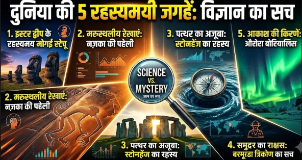 दुनिया की 5 रहस्यमयी जगहें: विज्ञान का सच