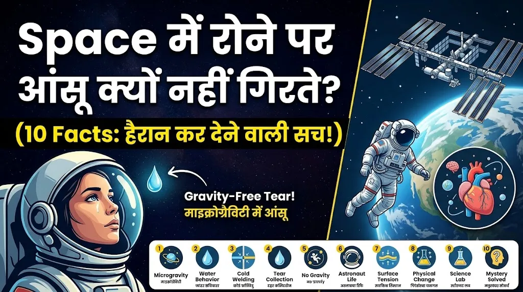 Space में रोने पर आंसू क्यों नहीं गिरते? 10 Facts