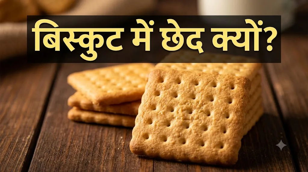 बिस्कुट में छोटे छेद क्यों होते हैं? जानिए विज्ञान