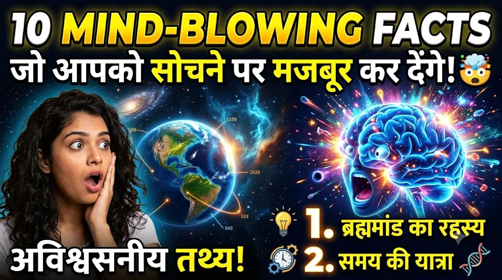 10 Mind-Blowing Facts जो आपको सोचने पर मजबूर कर देंगे! 🤯🌍