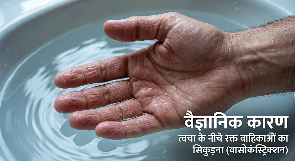 पानी में उंगलियां सिकुड़ क्यों जाती हैं? वैज्ञानिक कारण