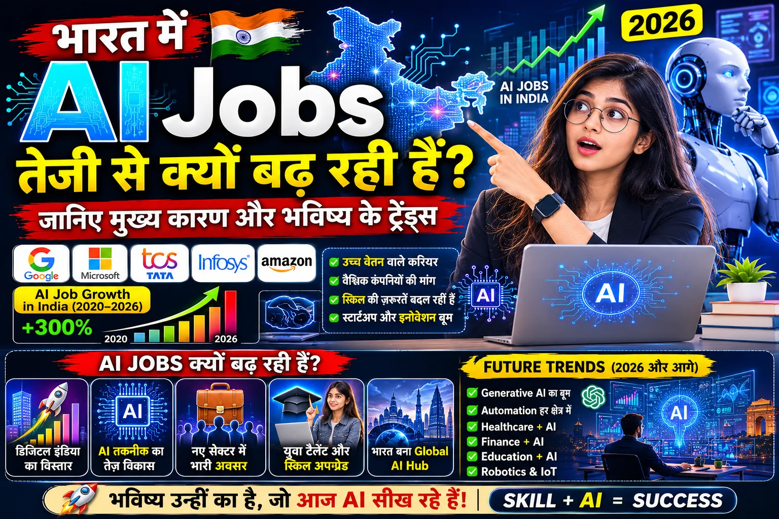 भारत में AI Jobs क्यों बढ़ रही हैं? जानिए कारण