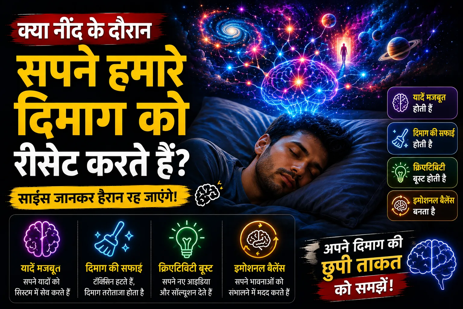 हमें सपने क्यों आते हैं? दिमाग सोते समय क्या करता है?